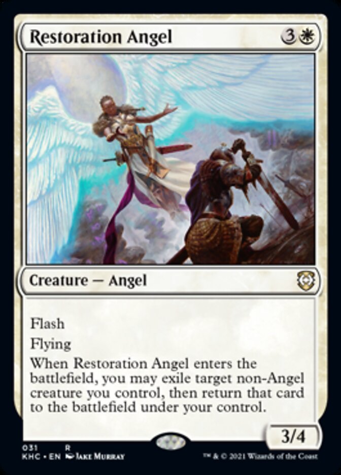 Restoration Angel [Kaldheim Commander] | Spectrum Games