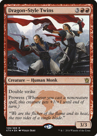 Dragon-Style Twins [Khans of Tarkir Promos] | Spectrum Games