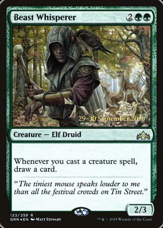 Beast Whisperer [Guilds of Ravnica Promos] | Spectrum Games