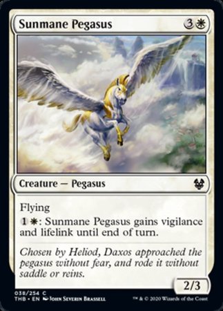 Sunmane Pegasus [Theros Beyond Death] | Spectrum Games