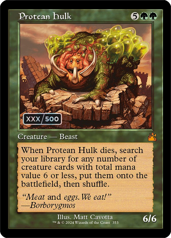 Protean Hulk (Retro) (Serialized) [Ravnica Remastered] | Spectrum Games