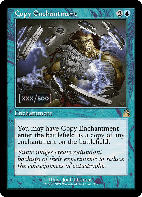 Copy Enchantment (Retro) (Serialized) [Ravnica Remastered] | Spectrum Games