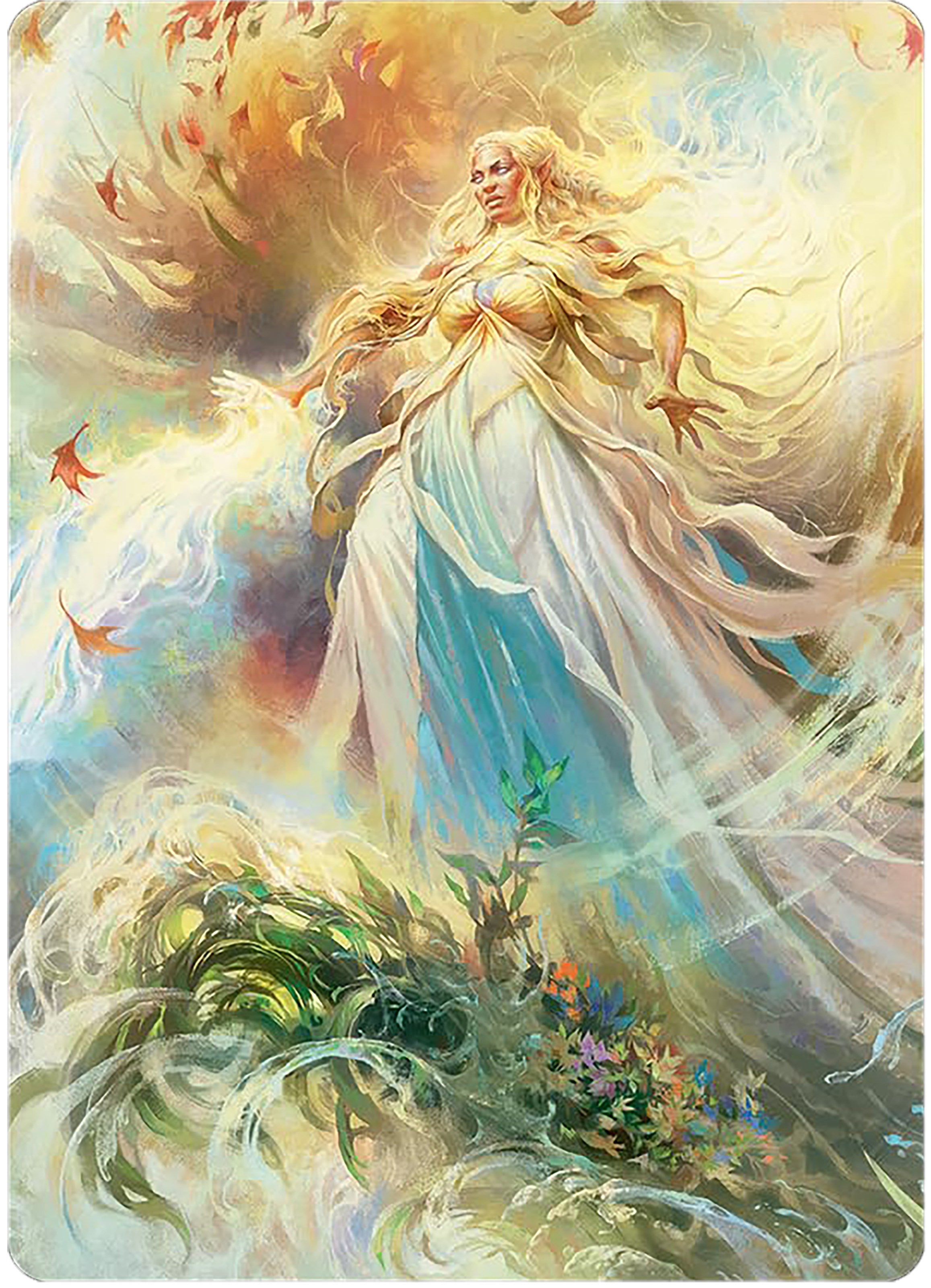 Galadriel, Light of Valinor Art Card [The Lord of the Rings: Tales of Middle-earth Art Series] | Spectrum Games