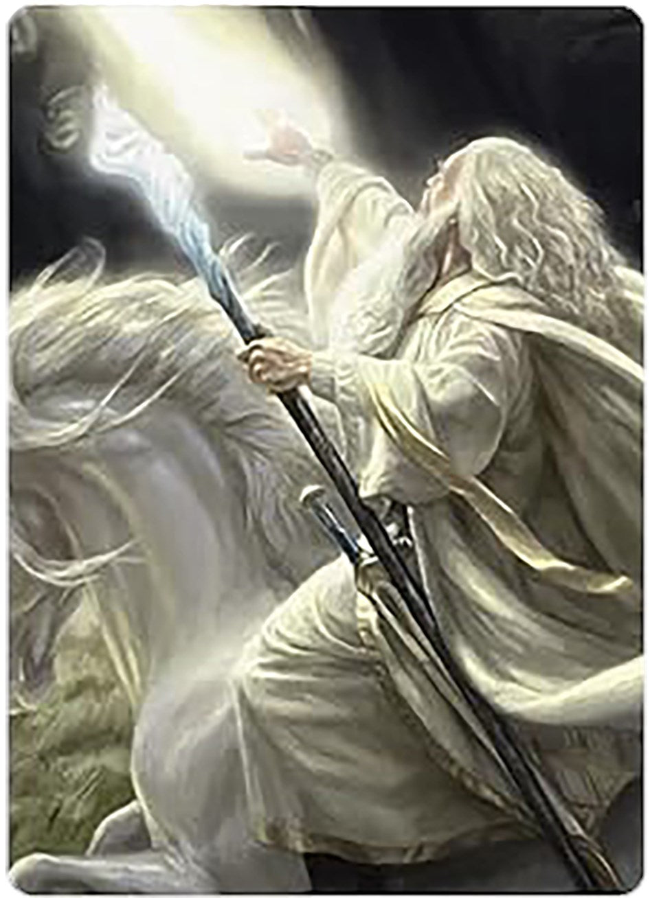 Gandalf of the Secret Fire Art Card [The Lord of the Rings: Tales of Middle-earth Art Series] | Spectrum Games