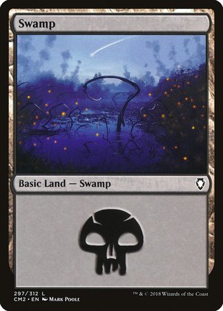 Swamp (297) [Commander Anthology Volume II] | Spectrum Games