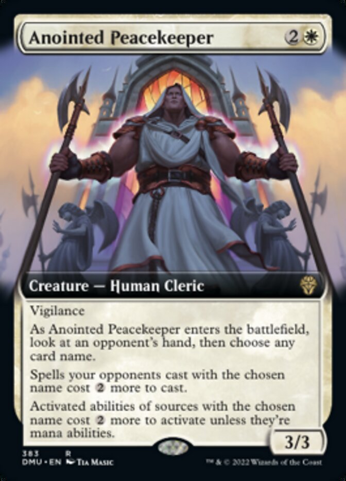 Anointed Peacekeeper (Extended Art) [Dominaria United] | Spectrum Games