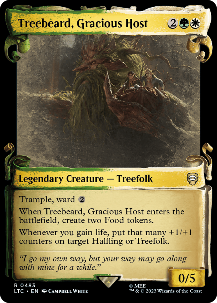 Treebeard, Gracious Host [The Lord of the Rings: Tales of Middle-Earth Commander Showcase Scrolls] | Spectrum Games