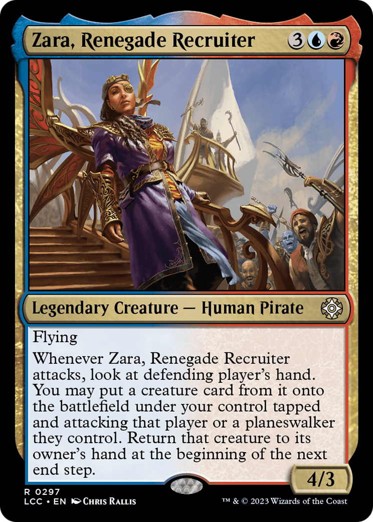 Zara, Renegade Recruiter [The Lost Caverns of Ixalan Commander] | Spectrum Games