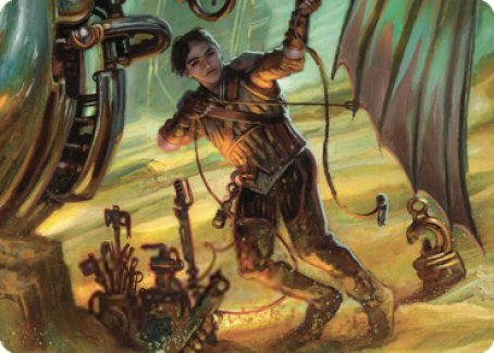 Mishra, Excavation Prodigy Art Card [The Brothers' War Art Series] | Spectrum Games