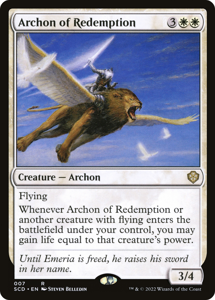 Archon of Redemption [Starter Commander Decks] | Spectrum Games