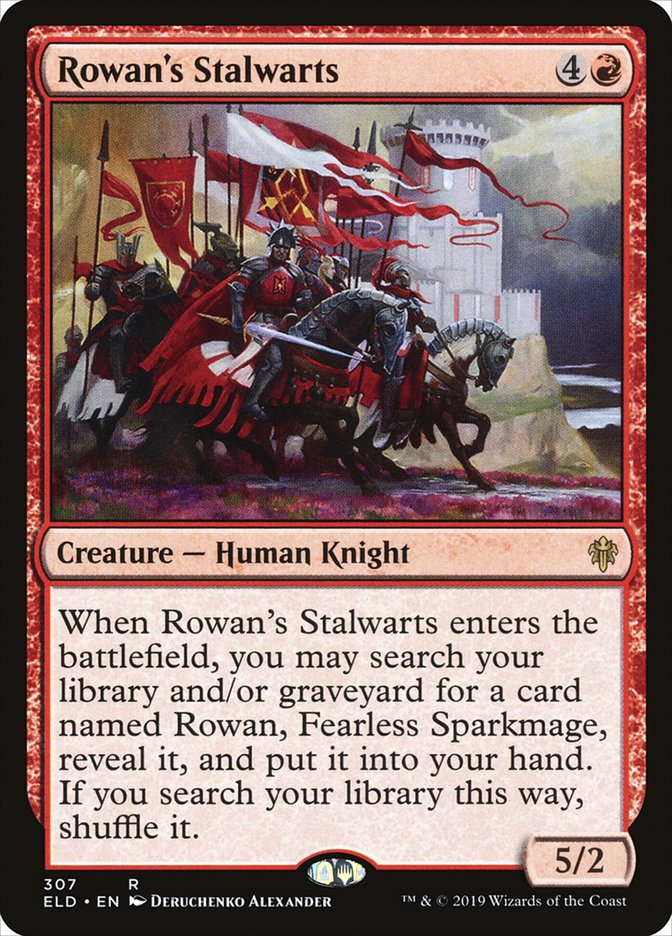 Rowan's Stalwarts [Throne of Eldraine] | Spectrum Games