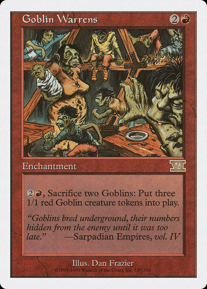 Goblin Warrens [Classic Sixth Edition] | Spectrum Games