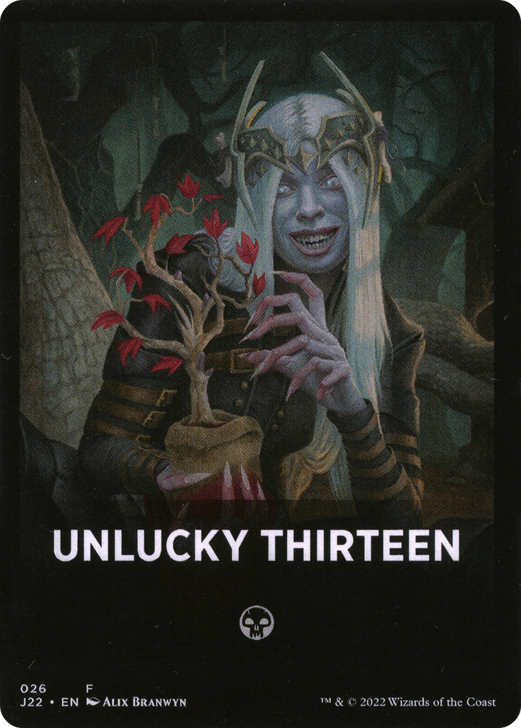 Unlucky Thirteen Theme Card [Jumpstart 2022 Front Cards] | Spectrum Games