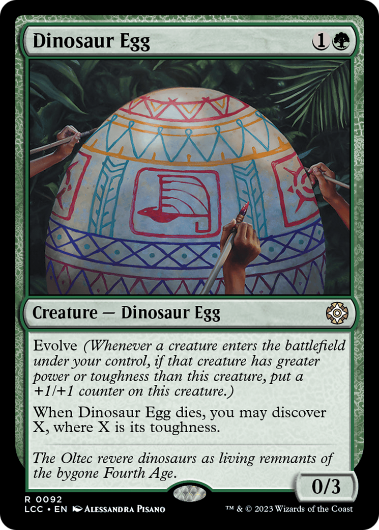 Dinosaur Egg [The Lost Caverns of Ixalan Commander] | Spectrum Games