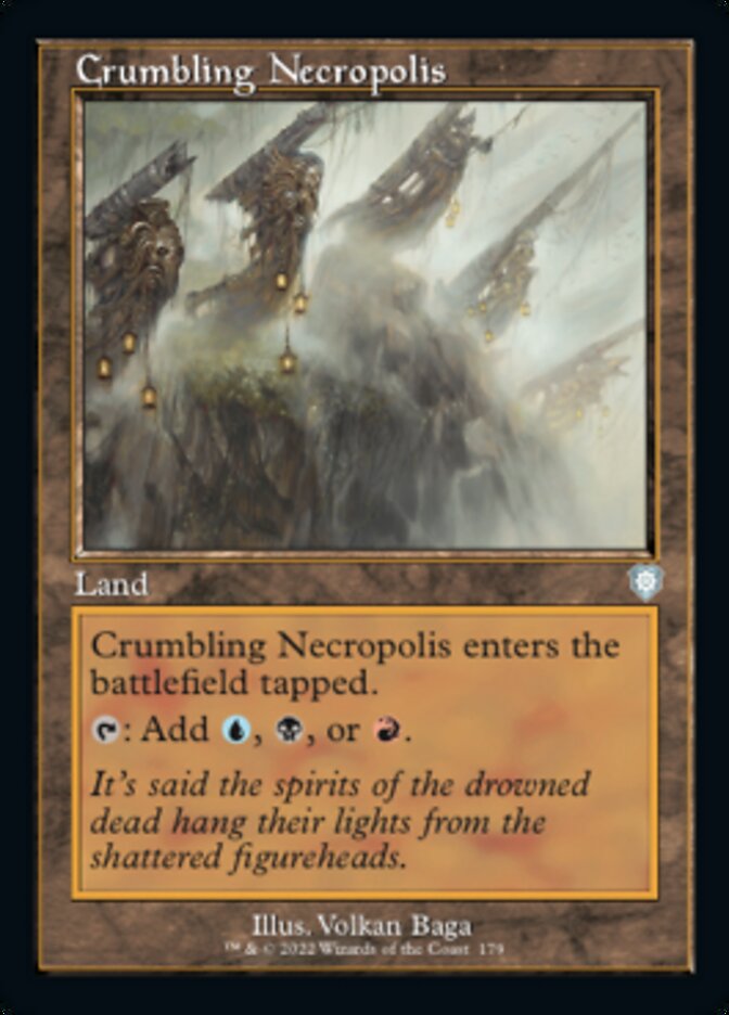Crumbling Necropolis (Retro) [The Brothers' War Commander] | Spectrum Games