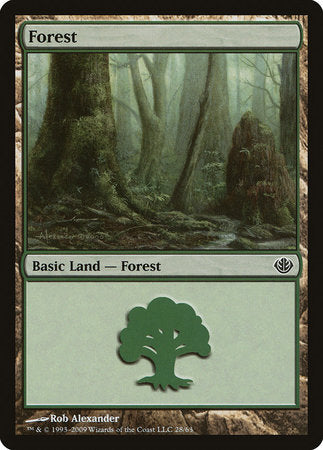 Forest (28) [Duel Decks: Garruk vs. Liliana] | Spectrum Games