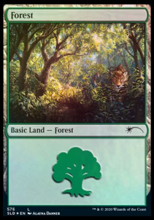Forest (Cats) (576) [Secret Lair Drop Promos] | Spectrum Games