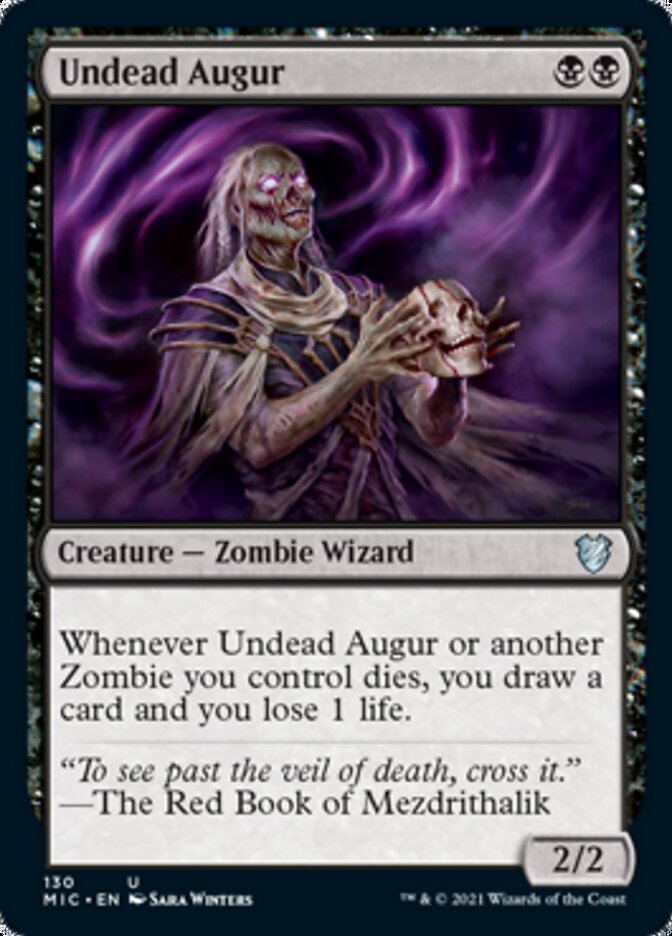 Undead Augur [Innistrad: Midnight Hunt Commander] | Spectrum Games