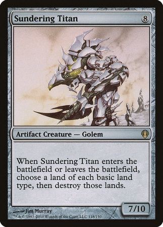 Sundering Titan [Archenemy] | Spectrum Games