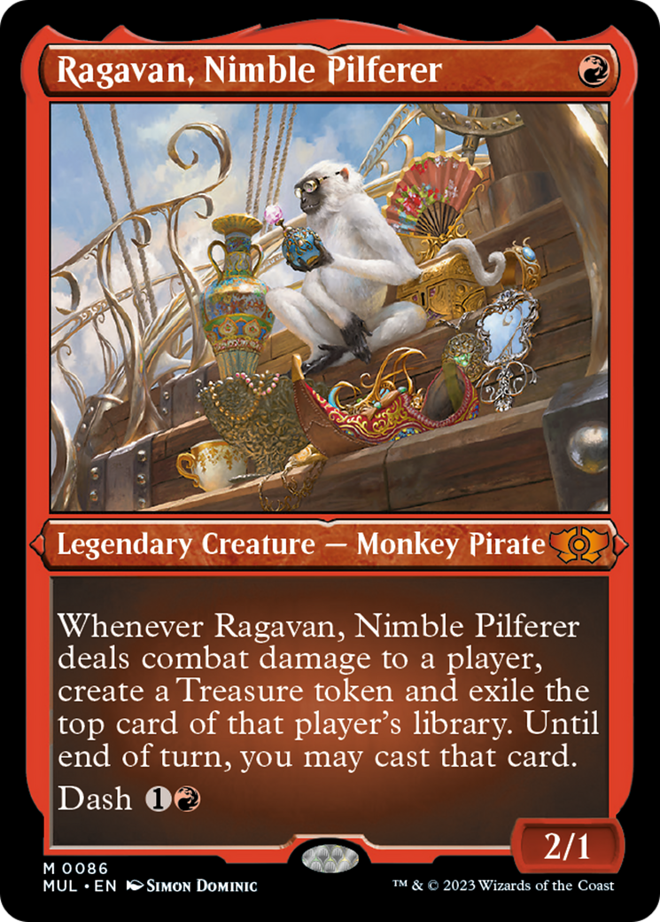 Ragavan, Nimble Pilferer (Foil Etched) [Multiverse Legends] | Spectrum Games