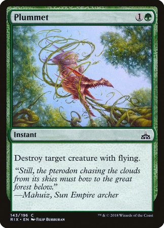 Plummet [Rivals of Ixalan] | Spectrum Games