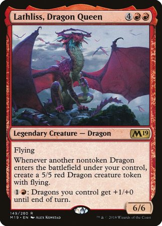 Lathliss, Dragon Queen [Core Set 2019] | Spectrum Games