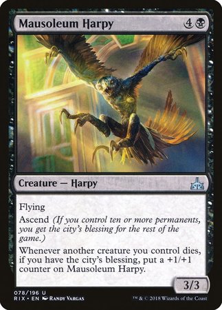 Mausoleum Harpy [Rivals of Ixalan] | Spectrum Games