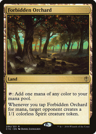 Forbidden Orchard [Commander 2016] | Spectrum Games