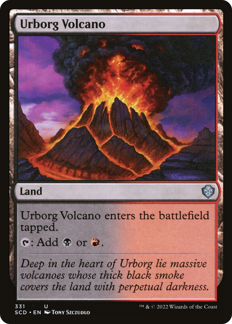 Urborg Volcano [Starter Commander Decks] | Spectrum Games