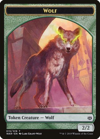 Wolf Token [War of the Spark Tokens] | Spectrum Games