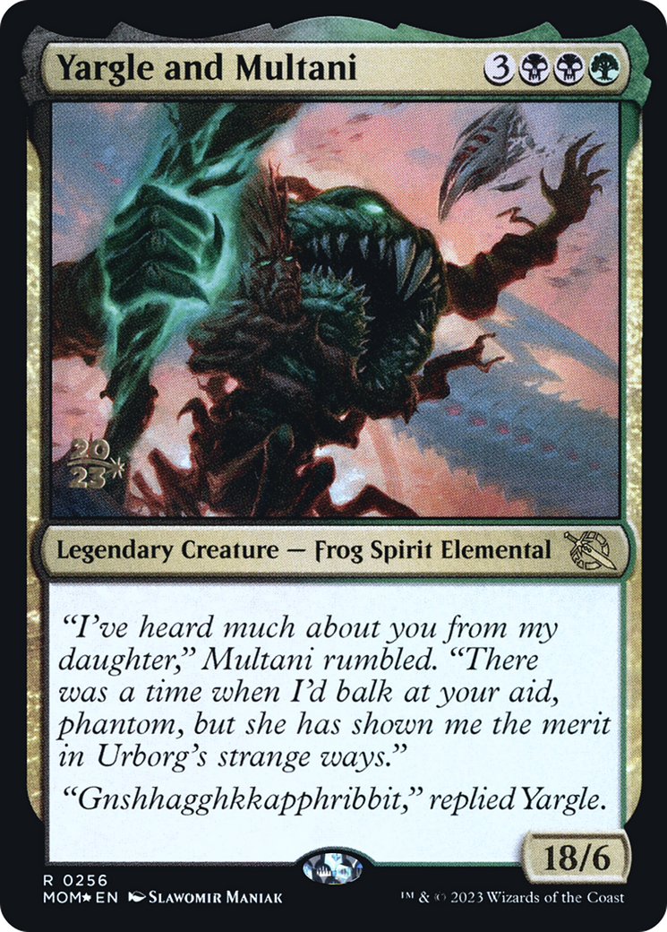 Yargle and Multani [March of the Machine Prerelease Promos] | Spectrum Games