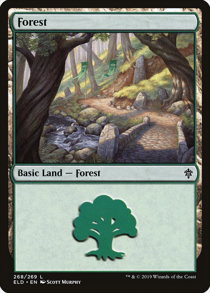 Forest (268) [Throne of Eldraine] | Spectrum Games