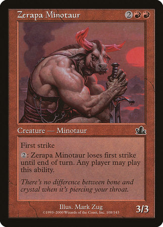 Zerapa Minotaur [Prophecy] | Spectrum Games