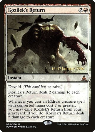 Kozilek's Return [Oath of the Gatewatch Promos] | Spectrum Games