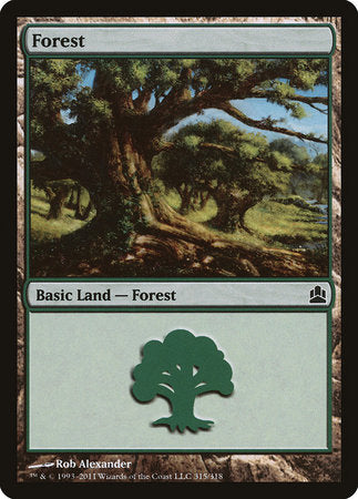 Forest (315) [Commander 2011] | Spectrum Games