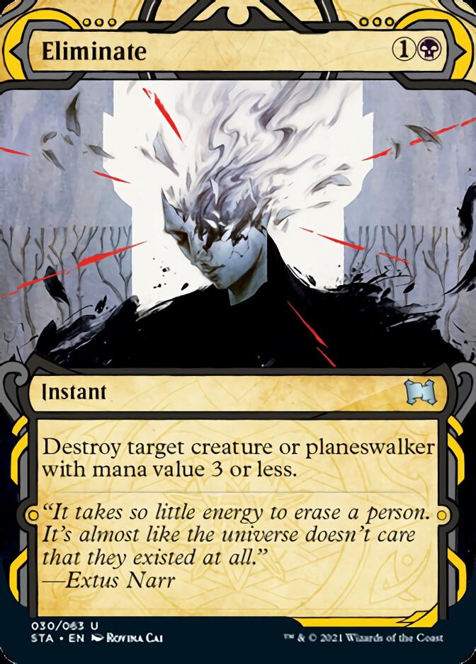 Eliminate (Etched Foil) [Strixhaven Mystical Archive] | Spectrum Games