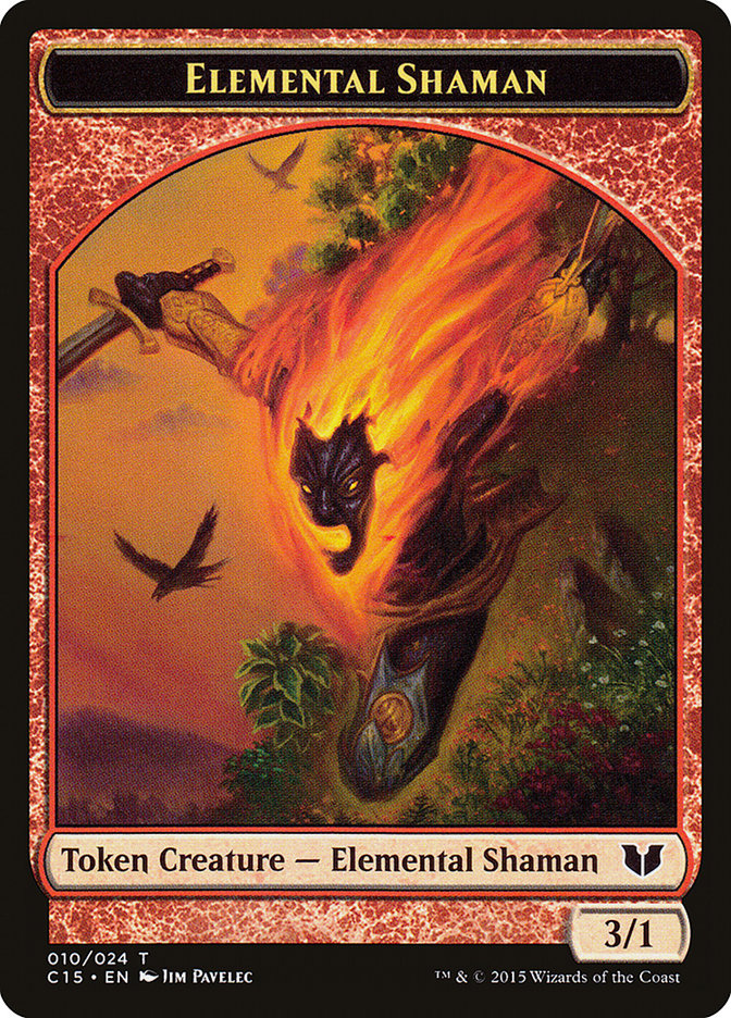 Elemental Shaman Token [Commander 2015 Tokens] | Spectrum Games
