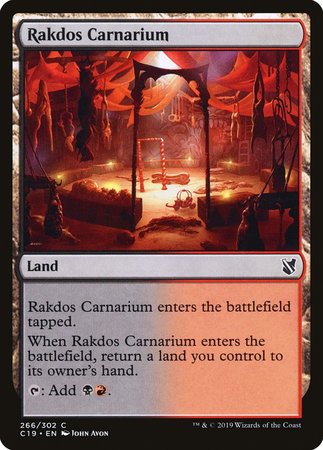 Rakdos Carnarium [Commander 2019] | Spectrum Games