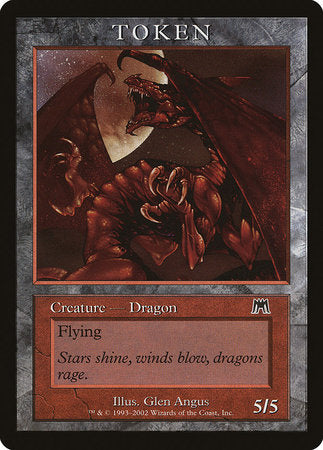 Dragon Token (Onslaught) [Magic Player Rewards 2002] | Spectrum Games