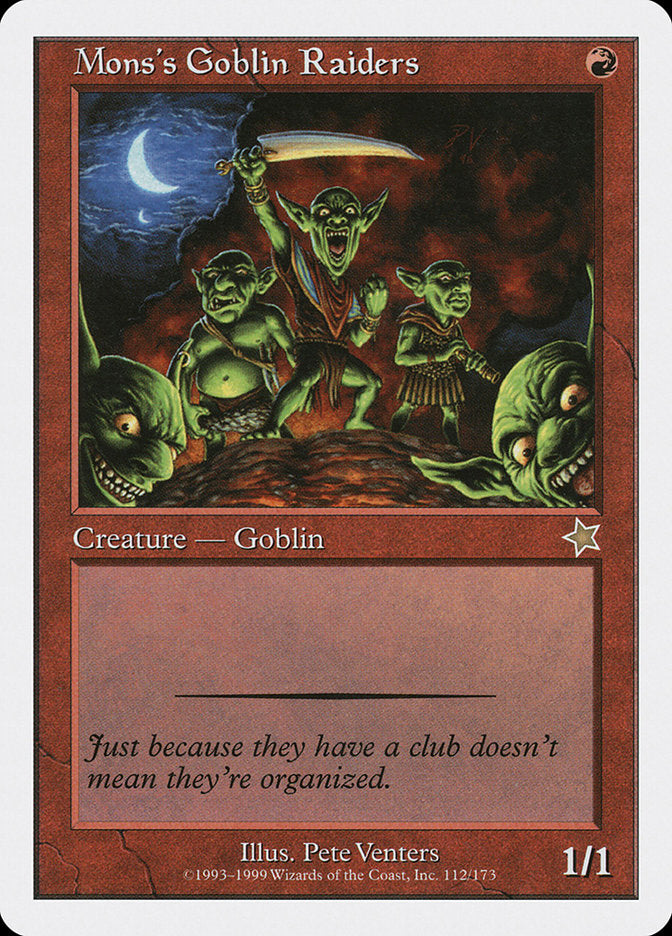 Mons's Goblin Raiders [Starter 1999] | Spectrum Games