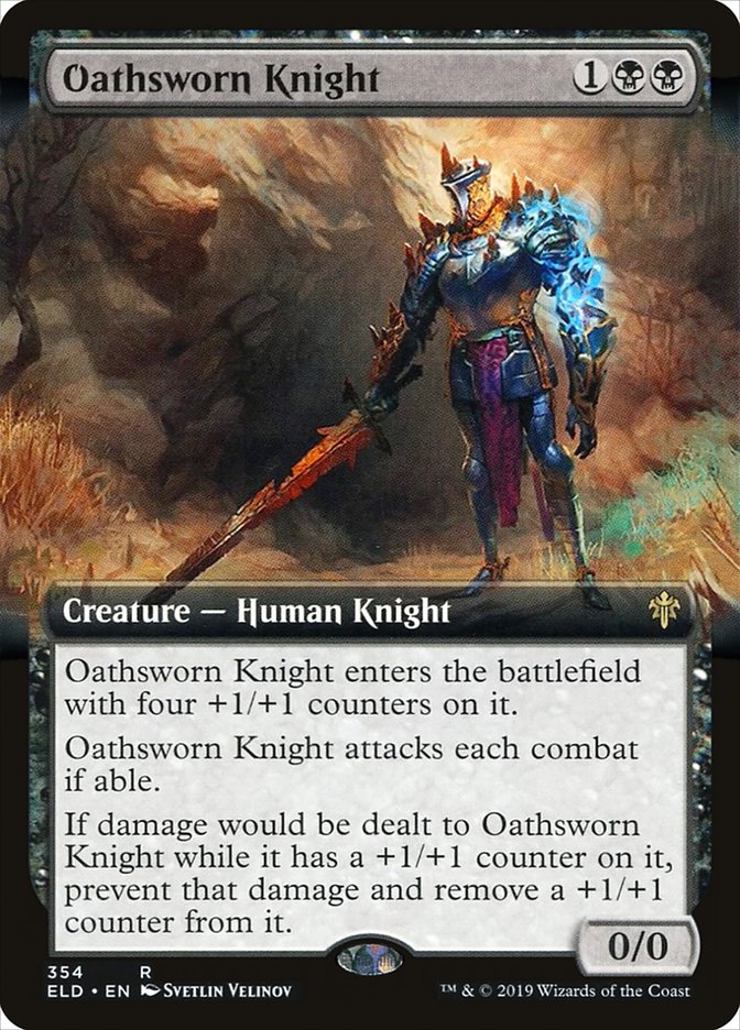 Oathsworn Knight (Extended Art) [Throne of Eldraine] | Spectrum Games