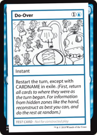 Do-Over (2021 Edition) [Mystery Booster Playtest Cards] | Spectrum Games