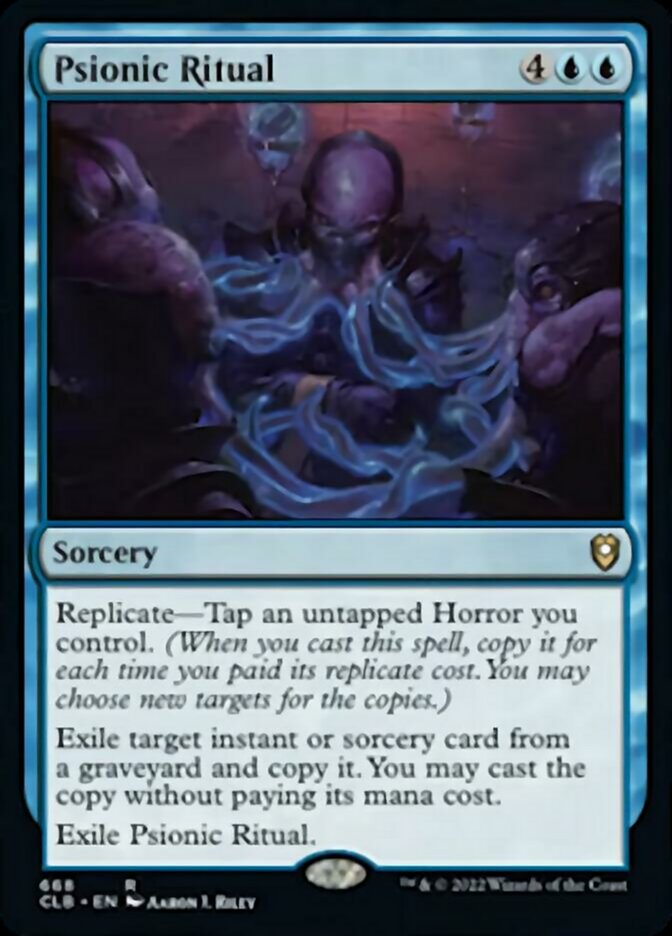 Psionic Ritual [Commander Legends: Battle for Baldur's Gate] | Spectrum Games