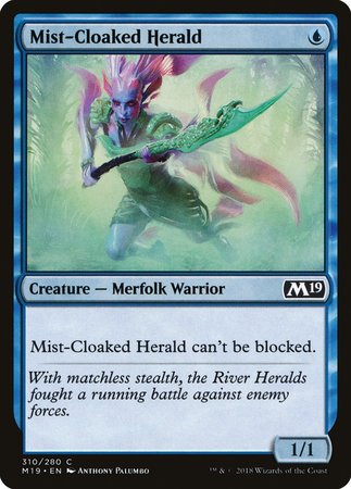 Mist-Cloaked Herald [Core Set 2019] | Spectrum Games