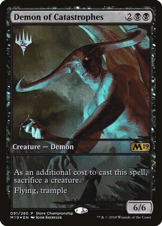 Demon of Catastrophes [Core Set 2019 Promos] | Spectrum Games