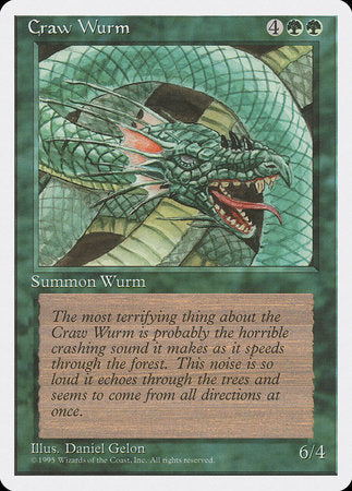 Craw Wurm [Fourth Edition] | Spectrum Games