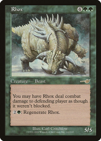 Rhox [Nemesis] | Spectrum Games