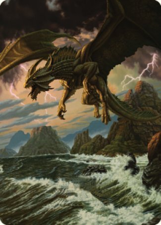 Ancient Bronze Dragon Art Card (03) [Commander Legends: Battle for Baldur's Gate Art Series] | Spectrum Games