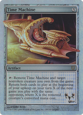 Time Machine (Alternate Foil) [Unhinged] | Spectrum Games