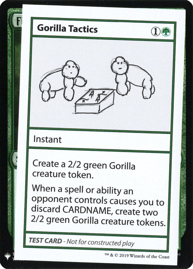 Gorilla Tactics [Mystery Booster Playtest Cards] | Spectrum Games